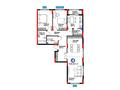 3-комнатная квартира · 106.83 м², мкр Нурсая, Абулхайр-хана за ~ 51.5 млн ₸ в Атырау — фото 2