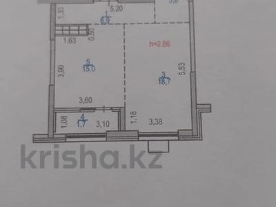 2-комнатная квартира, 50 м², 5/16 этаж, Сатпаева 90/43а за 37 млн 〒 в Алматы, Бостандыкский р-н