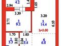 2-бөлмелі пәтер · 40.5 м² · 5/12 қабат, Улица А 52, 4/1 — Қалдаяқова, бағасы: 26.5 млн ₸ в Астане, Сарайшык р-н — фото 8