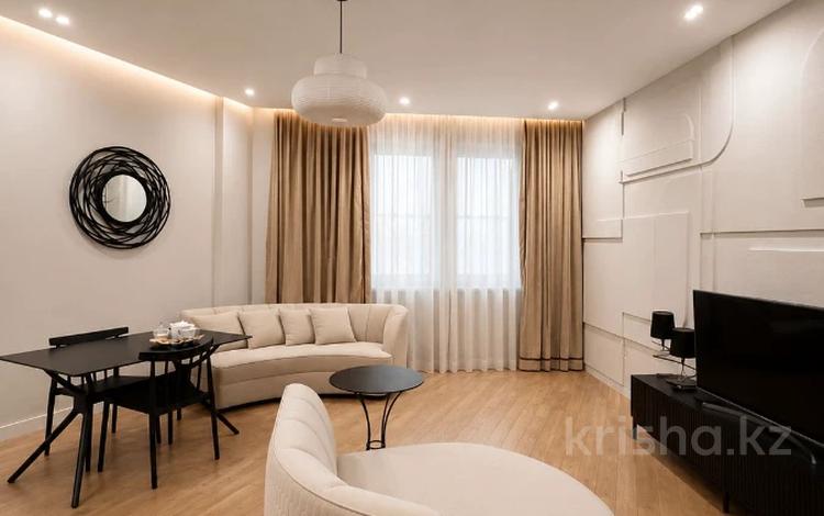 2-бөлмелі пәтер · 57 м² · 28/35 қабат, Аль-Фараби 7, бағасы: 550 000 ₸ в Алматы, Бостандыкский р-н — фото 2