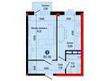 1-комнатная квартира · 50.3 м², Момышулы, севернее ул. Монке би за ~ 30.7 млн 〒 в Алматы, Алатауский р-н — фото 2