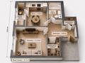 1-бөлмелі пәтер · 51.11 м² · 4/9 қабат, Генерала дюсенова 356, бағасы: 17.5 млн ₸ в Павлодаре