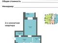 2-бөлмелі пәтер · 84.6 м² · 3/13 қабат, Канай би 32А, бағасы: 41.7 млн ₸ в Кокшетау — фото 2