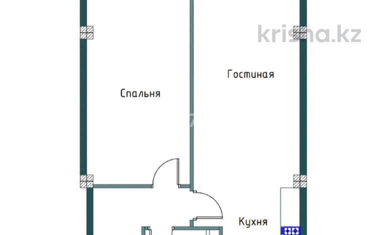 2-бөлмелі пәтер · 70 м² · 1/3 қабат, Таусамалы ш/а., Жандосова 70Б, бағасы: 53 млн ₸ в Алматы, Наурызбайский р-н — фото 2