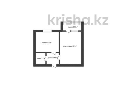 2-бөлмелі пәтер · 48 м² · 9/10 қабат, сарыарка 22г, бағасы: 16.7 млн ₸ в Кокшетау