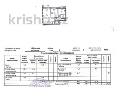 2-комнатная квартира · 41 м² · 2/5 этаж, 2 микрорайон 21 за 8 млн ₸ в Лисаковске