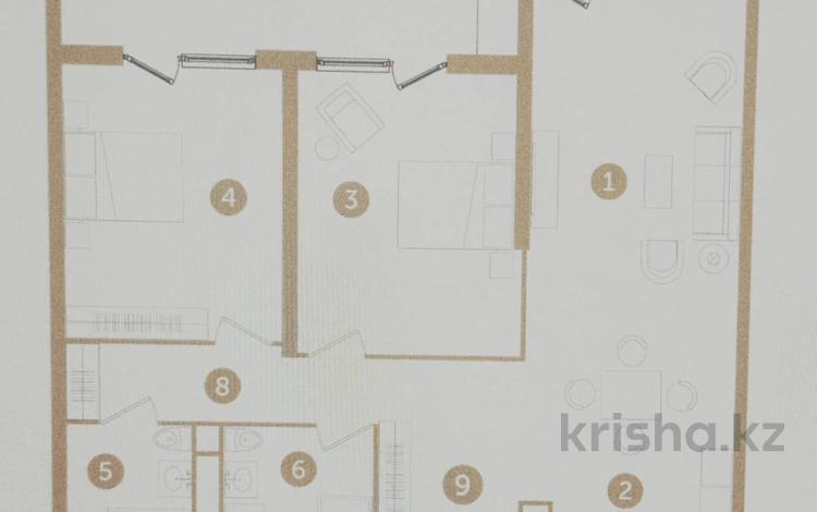 3-комнатная квартира · 87 м² · 9/17 этаж, Розыбакиева за 86 млн 〒 в Алматы — фото 2