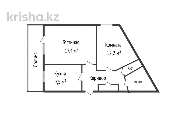 2-бөлмелі пәтер · 52.2 м² · 4/12 қабат, Протозанова 137, бағасы: 28.9 млн ₸ в Усть-Каменогорске — фото 13