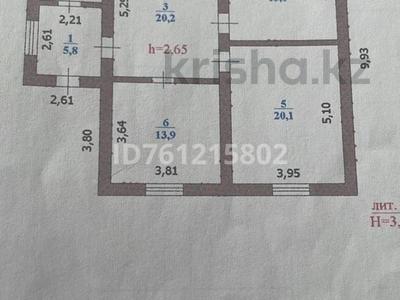 Отдельный дом · 3 комнаты · 80 м² · 8 сот., мкр. Зачаганск пгт — Меловые горки за 40 млн ₸ в Уральске