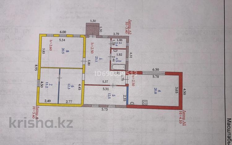 Отдельный дом · 4 комнаты · 114 м² · 3 сот., Нахимова — Кулымбетова за 28 млн ₸ в Актобе, мкр. Курмыш — фото 2