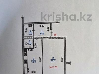 1-бөлмелі пәтер · 52.8 м² · 8/9 қабат, мкр Кокжиек, Жолымбет 42/5, бағасы: 26 млн ₸ в Алматы, Жетысуский р-н