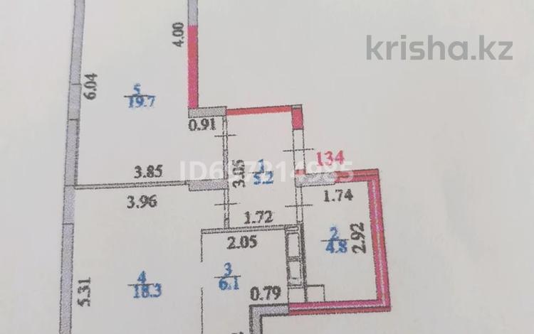 2-бөлмелі пәтер, 56 м², 2 қабат, Абикен Бектурова 11/1, бағасы: 40 млн 〒 в Астане, Нура р-н — фото 24