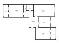 3-комнатная квартира · 67.2 м² · 5/5 этаж, 6 микрорайон 1 за 28 млн ₸ в Костанае