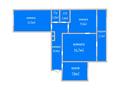 3-комнатная квартира, 63.1 м², 8/9 этаж, Аль-Фараби 88 за 23.2 млн 〒 в Костанае — фото 2
