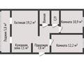 3-бөлмелі пәтер · 70.6 м² · 5/5 қабат, Гоголя 61, бағасы: 30 млн ₸ в Костанае — фото 2