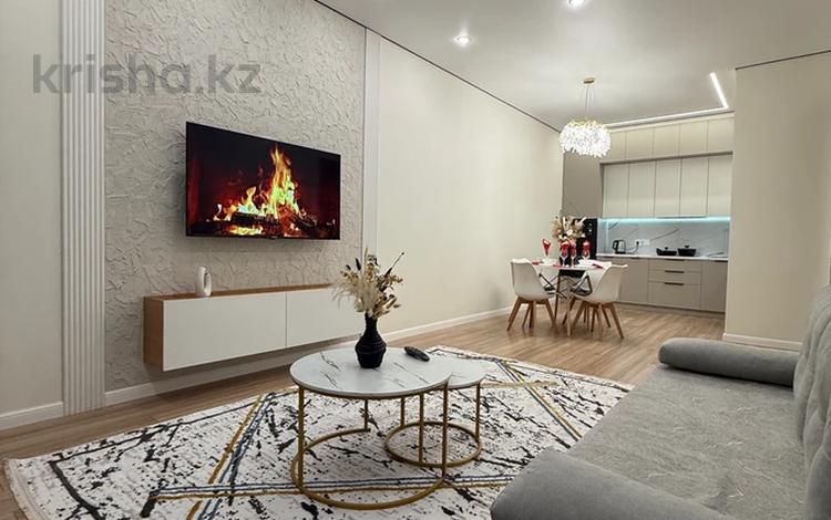 2-комнатная квартира · 60 м² · 11/16 этаж, Розыбакиева — Ескараева за 28 000 〒 в Алматы, Бостандыкский р-н — фото 2