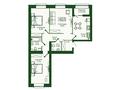 3-комнатная квартира · 86.15 м², Шамши Калдаяков 55а за ~ 40.5 млн ₸ в Астане, Сарайшык р-н — фото 3