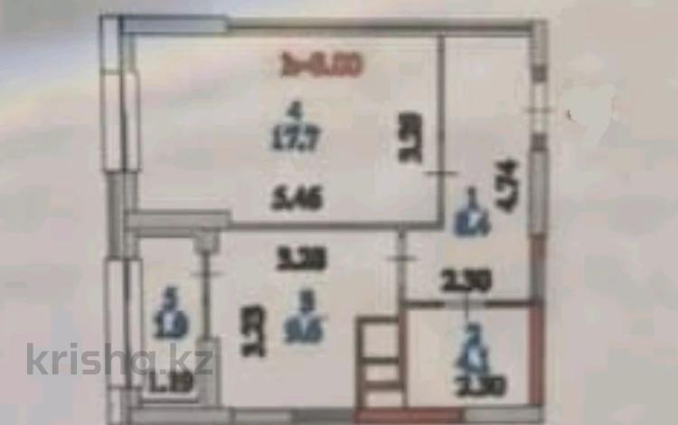 1-комнатная квартира · 41.7 м² · 17 этаж, Шамши Калдаяков 60В за 19.9 млн ₸ в Астане, Сарайшык р-н — фото 2