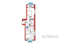 2-комнатная квартира · 48.1 м² · 5/12 этаж, мкр Акжар, Белжайлау 47а за 37.9 млн ₸ в Алматы, Наурызбайский р-н