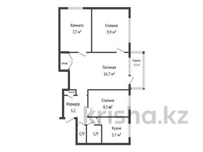 4-комнатная квартира · 58.8 м² · 2/5 этаж, Потанина 33 за 22.6 млн ₸ в Усть-Каменогорске