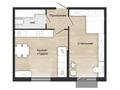 1-комнатная квартира · 46.31 м², Кызылсай 4 за ~ 20.8 млн ₸ в Каскелене — фото 3
