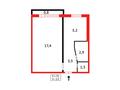 1-комнатная квартира · 31.1 м² · 5/5 этаж, Горка Дружбы 35 за 5.9 млн ₸ в Темиртау — фото 2