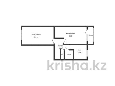 2-комнатная квартира, 47.4 м², 2/5 этаж, Каирбекова 393 за 14.8 млн 〒 в Костанае