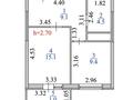 1-бөлмелі пәтер · 39 м² · 8/9 қабат, Кургалжинское шоссе 20Б, бағасы: 21.4 млн ₸ в Астане, Есильский р-н — фото 27