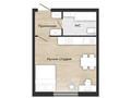 1-бөлмелі пәтер · 27.24 м², Кызылсай 4, бағасы: ~ 12.3 млн ₸ в Каскелене — фото 3