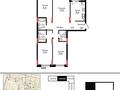 4-комнатная квартира · 109 м² · 1/9 этаж, Чингиз Айтматов — Улы дала Айтматова за 73 млн ₸ в Астане, Нура р-н