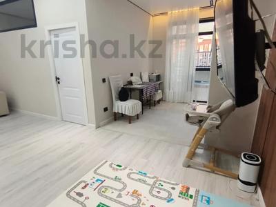 2-бөлмелі пәтер · 55.4 м² · 4/6 қабат, Нұркент ш/а, Бауыржан момыш улы 26, бағасы: 42 млн ₸ в Алматы, Алатауский р-н
