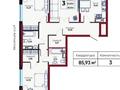3-комнатная квартира · 86 м² · 12/16 этаж, Чингиз Айтматов 24/14 — Ellington Mall Ұлы дала/Сығанақ за 41 млн ₸ в Астане, Нура р-н — фото 4