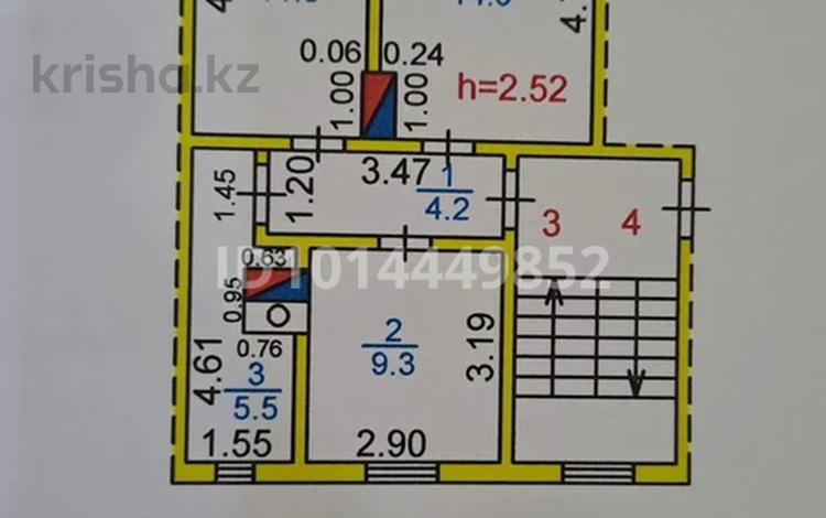 2-бөлмелі пәтер · 45.7 м² · 2/2 қабат, Лизы Чайкиной 109, бағасы: 3.8 млн ₸ в Караганде, Алихана Бокейханова р-н — фото 2
