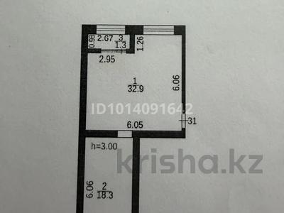 2-комнатная квартира · 52.5 м² · 1/6 этаж, ​067-й учетный квартал 464/11 за 21.3 млн ₸ в Караганде, Алихана Бокейханова р-н