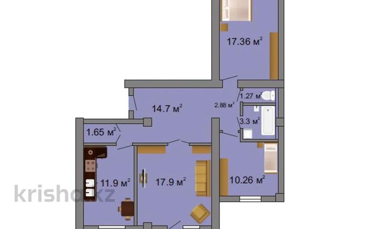 3-комнатная квартира, 83.5 м², 2/9 этаж, Аль-Фараби 44 за ~ 28.4 млн 〒 в Усть-Каменогорске — фото 14