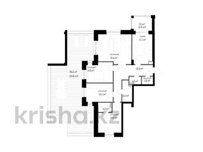 4-бөлмелі пәтер · 150 м², мкр Михайловка , Аманжолова 100, бағасы: 96.1 млн ₸ в Караганде, Казыбек би р-н