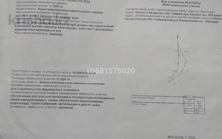 Жер телімі · 0.7 га, Вдоль трассы, бағасы: 16.8 млн ₸ в Карабулаке — фото 2