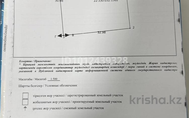 Участок · 10 соток, мкр Тассай — Баянтау за 23 млн ₸ в Шымкенте, Каратауский р-н — фото 2