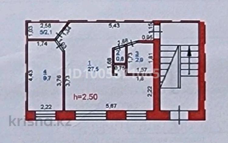 2-комнатная квартира · 43 м² · 1/4 этаж, Площадь Победы 23 за 16 млн ₸ в Павлодаре — фото 2