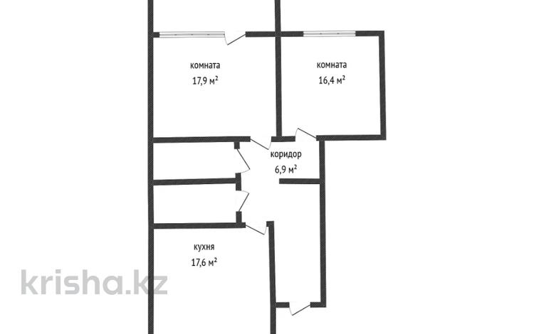 3-бөлмелі пәтер · 80.2 м² · 9/9 қабат, Каирбекова 83, бағасы: ~ 34.5 млн ₸ в Костанае — фото 8