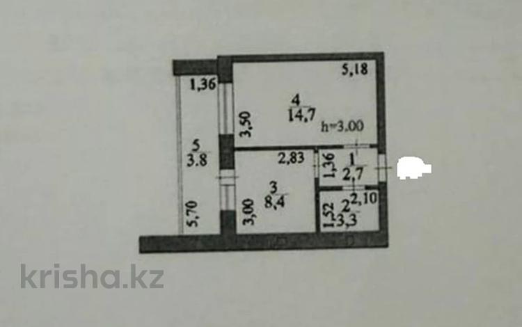1-бөлмелі пәтер · 32.9 м² · 7/12 қабат, Жубан Молдагалиев 1 — ГОРЯЧАЯ ЦЕНА, бағасы: 15.5 млн ₸ в Астане, Нура р-н — фото 2