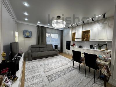4-комнатная квартира · 96.7 м² · 12/12 этаж, мкр Гажайып, Бауыржана Момышулы — Видовая 4-комнатная 96.7 м² – мечеть и весь город с вашего балкона за 85.9 млн ₸ в Алматы, Алатауский р-н