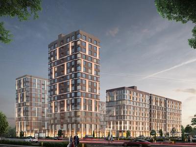 3-бөлмелі пәтер · 88.99 м², Р. Кошкарбаева — К. Куанышбаева, бағасы: ~ 62.3 млн 〒 в Астане, Сарайшык р-н