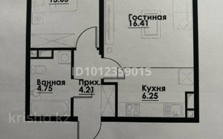 2-бөлмелі пәтер · 47.17 м² · 3/12 қабат, ул. Фадеева, 38г 11, бағасы: 34 млн ₸ в Алматы, Алатауский р-н — фото 2