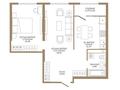 2-бөлмелі пәтер · 62.9 м², Петрозаводская 7/1, бағасы: ~ 31.1 млн ₸ в Алматы, Турксибский р-н — фото 3
