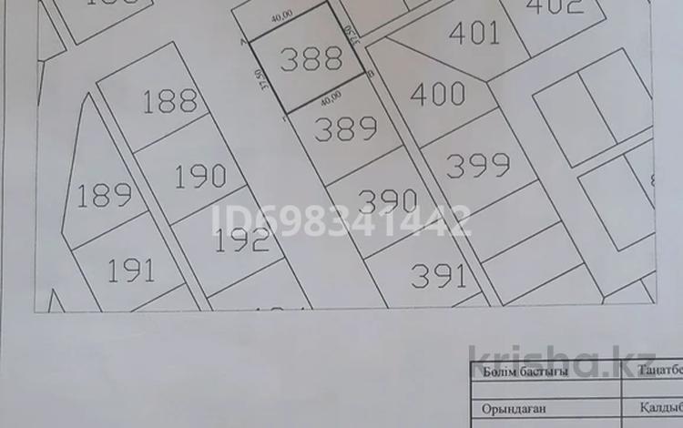 Жер телімі · 15 сотық, 6 квартал 388, бағасы: 2 млн 〒 в С.шапагатовой — фото 2