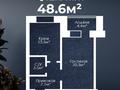 1-комнатная квартира, 48.6 м², 4/9 этаж, мкр. Алтын орда, Мустафы Шокая 2 за 13 млн 〒 в Актобе, мкр. Алтын орда — фото 6