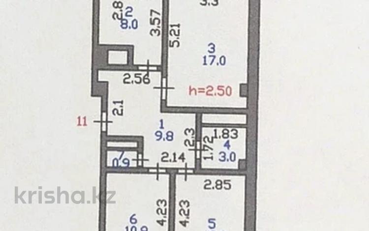 3-комнатная квартира · 64 м² · 2/18 этаж, Жамбыл 11 за 160 000 ₸ в Петропавловске — фото 3