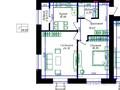 3-бөлмелі пәтер · 70 м² · 8/9 қабат, Шамши Калдаяков 53, бағасы: 37 млн ₸ в Астане, Сарайшык р-н — фото 2