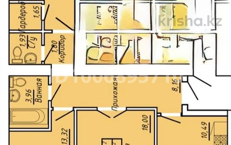 3-комнатная квартира · 76.4 м² · 2/9 этаж, мкр Юго-Восток, Таттимбета 40/1 за 32 млн 〒 в Караганде, Казыбек би р-н — фото 2